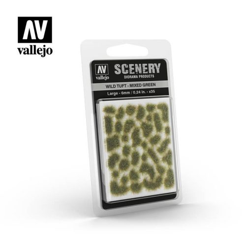 Vallejo - Scenery - Wild Tuft - Mixed Green 6 mm