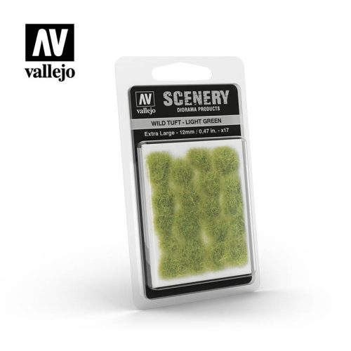 Vallejo - Scenery - Wild Tuft - Light Green 12 mm