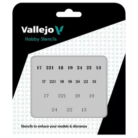 Vallejo - Soviet Numbers WWII 125 x 125 mm