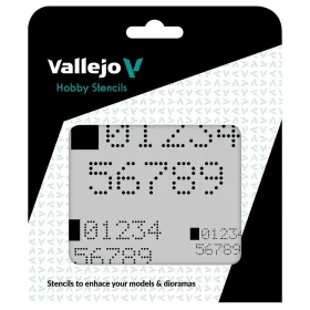 Vallejo - Digital Numbers 125 x 125 mm
