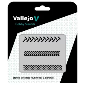 Vallejo - Tyre Marks 125 x 125 mm