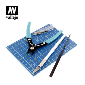 Vallejo - Tools - 9pc Plastic Modelling Tool set