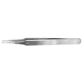 Vallejo - Flat Rounded Stainless Steel Tweezers (120 mm)