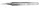 Vallejo - Flat Rounded Stainless Steel Tweezers (120 mm)