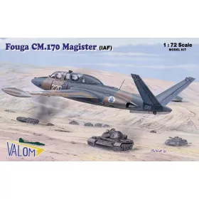 Valom - 1/72 Fouga CM.170 R Magister (IAF) repülő makett