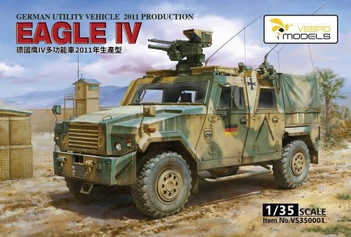 Vespid models - 1:35 German Eagle IV Utility Vehicle 2011 production (Deluxe edition)