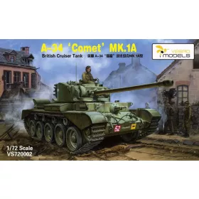   Vespid models - British A-34 Comet MK.1A Cruiser Tank tank makett