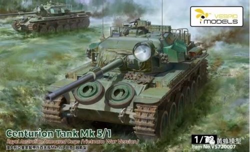 Vespid models - Centurion Tank Mk5/1 RAAC (Vietnam War Version)