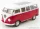 Welly - Volkswagen T1 Minibus 1962 Red White