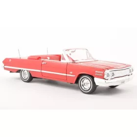 Welly - Chevrolet Impala Convertible red 1963