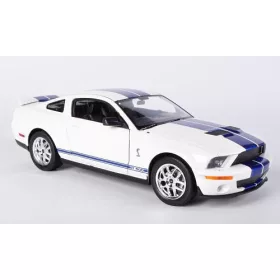 Welly - Shelby Cobra GT500 white/blue 2007