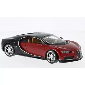 Welly - Bugatti Chiron dark red/black 2016