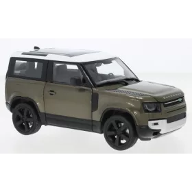 Welly - Land Rover Defender grown/white 2020