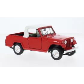 Welly - Jeep Jeepster Commando Pick Up red 1967