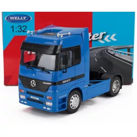   Welly - MERCEDES BENZ ACTROS 1857 TRACTOR TRUCK 2-ASSI 1998 BLUE