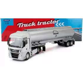 Welly - MAN TGX 18.440 XXL TANKER TRUCK 2019 WHITE SILVER
