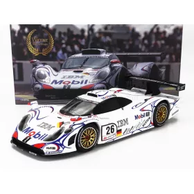   Werk 83 - PORSCHE 911 GT1-98 3.2L TURBO TEAM PORSCHE AG MOBIL-1 N 26 WINNER 24h LE MANS 1998 ALLAN McNISH - LAURENT AIELLO - STEPHANE ORTELLI WHITE BLUE RED