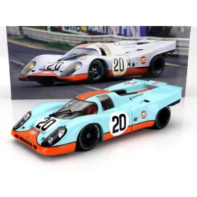   Werk 83 - PORSCHE 917K 4.5L TEAM JOHN WYER AUTOMOTIVE ENGINEERING LTD GULF N 20 24h LE MANS 1970 JO SIFFERT - BRIAN REDMANN LIGHT BLUE ORANGE