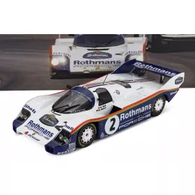   Werk 83 - PORSCHE 956K N 2 TEAM ROTHMANS WINNER 1000km SANDOWN PARK SPORTSCAR 1984 STEFAN BELLOF - DEREK BELL WHITE BLUE