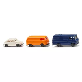 Wiking - 1x PKW & 2x Kastenwagen 1967