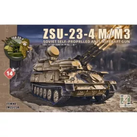   Zimi Model - Soviet Self-proprlled Anti-Aircraft Gun ZSU-23-4 M/M3 harcjármű makett