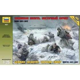 Zvezda - German Infantry Winter 1941:42 (3627) figura makett