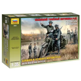 Zvezda - German Wwi Single Motorcycle (3632)