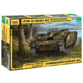   Zvezda - German Self-Propelled Gun  Quot Stug Iv Quot  (Sd.Kfz. 167)