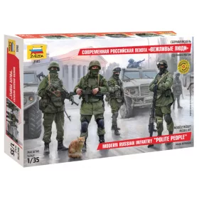 Zvezda - Modern Russ. Infantry Military 1:35 (3665)