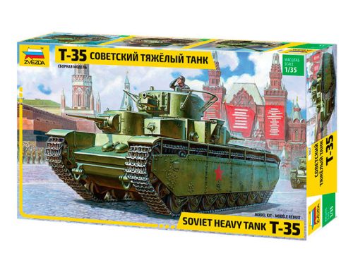 Zvezda - T-35 Heavy Soviet Tank Military 1:35 (3667)