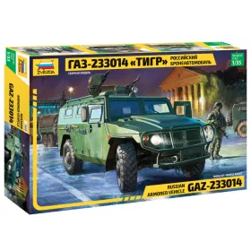   Zvezda - Russian Armored Vehicle Gaz Tiger (3668) harcjármű makett