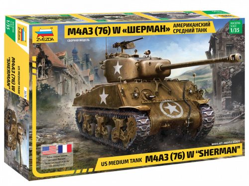 Zvezda - M4 A3 (76Mm) Sherman Tank