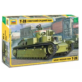 Zvezda - T-28 Heavy Tank tank makett