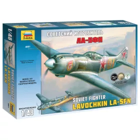   Zvezda - La-5FN Soviet Fighter w/interior 1:48 (4801) repülő makett