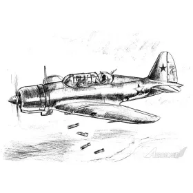 Zvezda - Messerschmitt Bf-109 F4 1:48 (4806) repülő makett