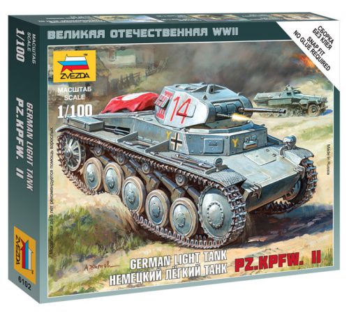 Zvezda - German Panzer Ii 1:100 (6102)