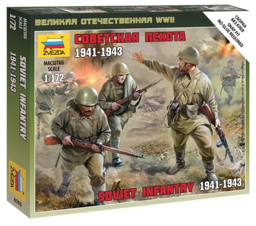 Zvezda - Sovielt Infantry 1941. 1:72 (6103)