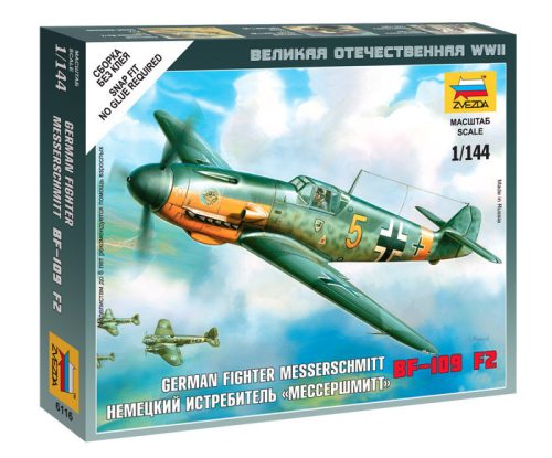 Zvezda - Messerschmitt Bf-109 F-2 1:144 (6116)