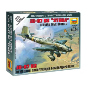 Zvezda - German Dive Bomber Ju-87 B2 Sluka 1:144 (6123)