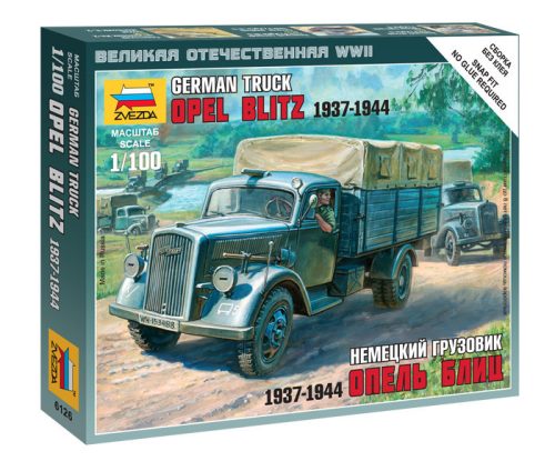 Zvezda - German Truck Opel Blitz /1937-1944/ 1:100 (6126)