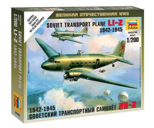 Zvezda - Li-2 Soviet Transport Plane 1:200 (6140)