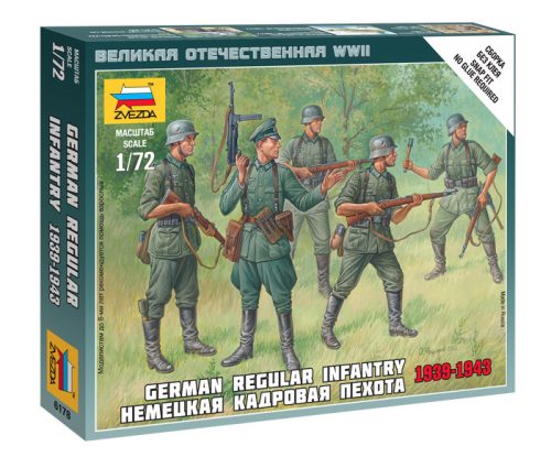 Zvezda - German Regular Infantry /1939-43/ (6178)