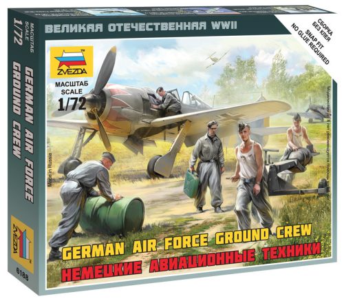 Zvezda - German Airforce Ground Crew 1:72 (6188)
