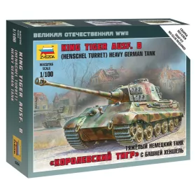 Zvezda - Sd. Kfz. 182 King Tiger Henschel 1:100 (6204)