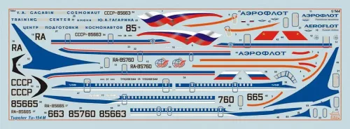 Zvezda - Tupolev Tu-154M Russian Airliner 1:144 (7004)