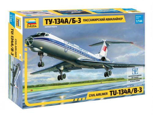 Zvezda - Tupolev Tu-134B 1:144 (7007)