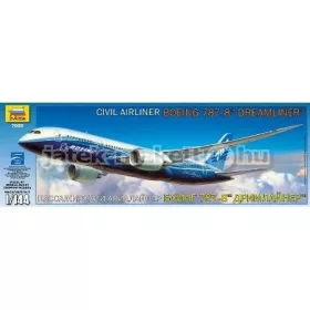 Zvezda - Boeing 787 Dreamliner 1:144 (7008) repülő makett