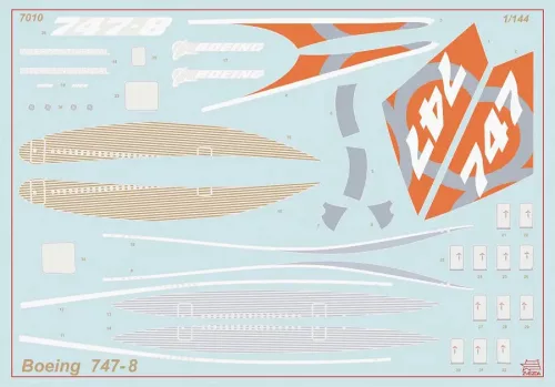 Zvezda - Boeing 747-8 1:144 (7010)