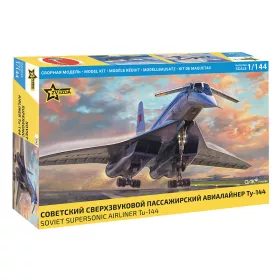   Zvezda - 1:144 Soviet supersonic civilian aircraft Tupolev Tu-144