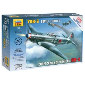 Zvezda - Airplanes Yak-3 Soviet Fighter 1:72 (7301)